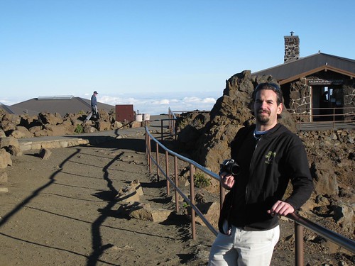 At the Haleakala Crater Lookout