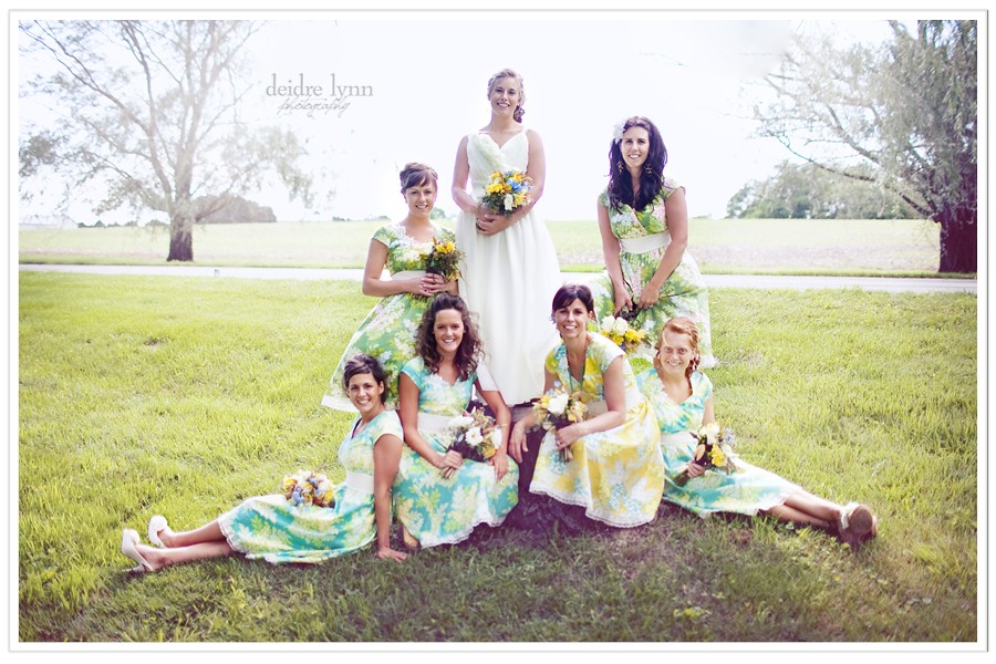 vintage bridesmaid dresses peoria il teal green yellow wedding colors
