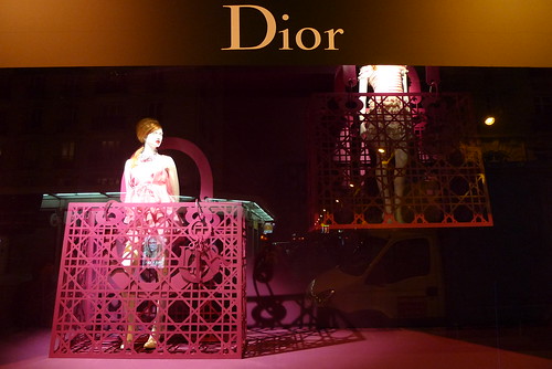 Vitrines Dior au Bon Marché - Paris, octobre 2010