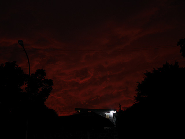 the red sky