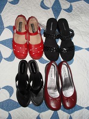 Shiny, new, happy shoes