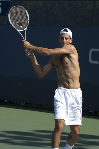 novak djokovic shirtless. tennis federer middot; U.S.
