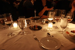 Foto di una cena al ristorante