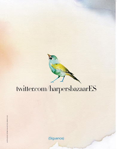 Twitter de Harper's Bazaar, por Verónica Ballart