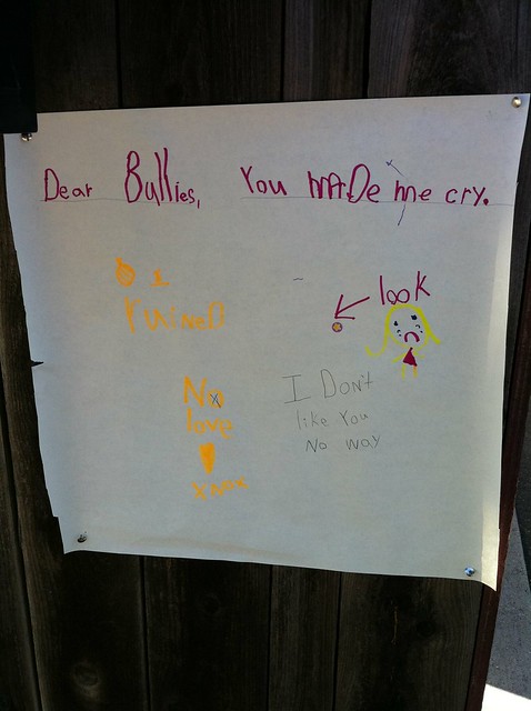 note Avery wrote to the bullies who smashed her pumpkins