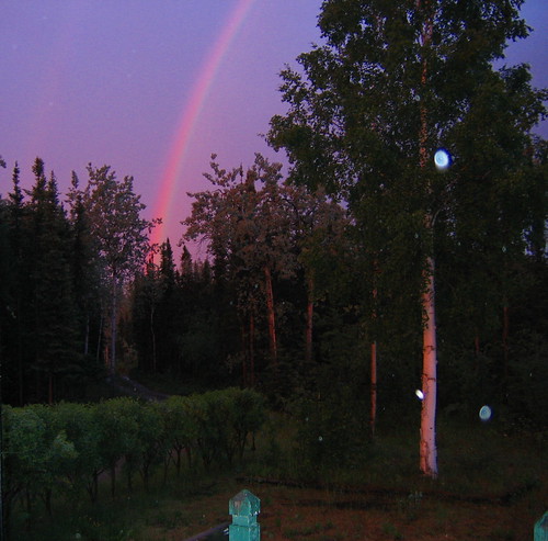 Rainbow at midnight (6.12.07)