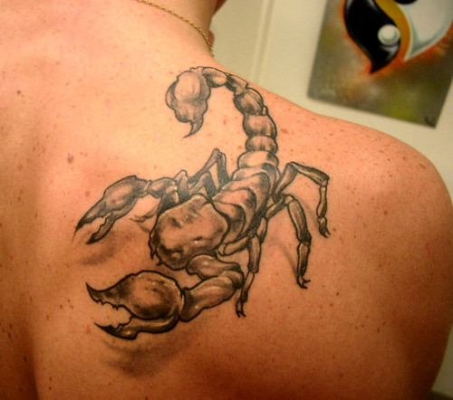 Scorpion - tattoo par olive