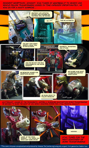 Sixshot discovers Autobots - part 1