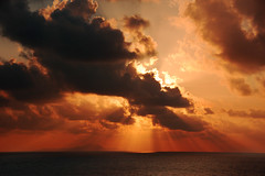 Sunrise over Vieques Island - by Bill Gracey