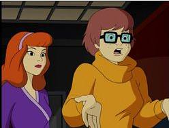 Velma and Daphne from 'Scooby Doo'