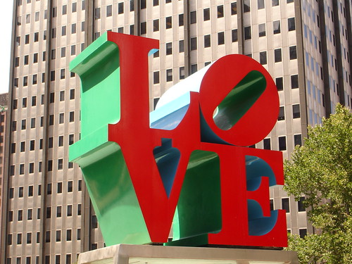 LOVE, art installation in Philadelphia