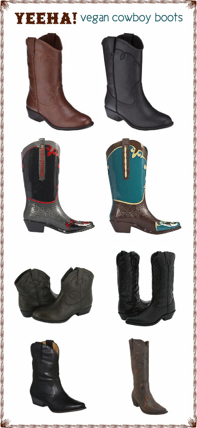 Vegan Shoes: Cowboy Boots