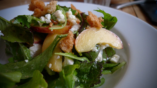Pear, feta and pine nut salad
