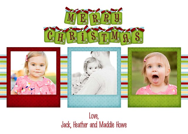Christmas 3 photo card