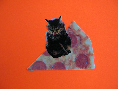 killer pizza riding kitties from outer space