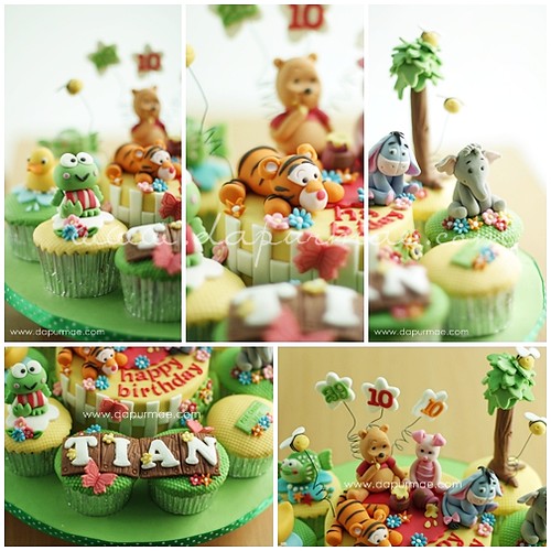 Winnie the Pooh Cake & Cupcakes