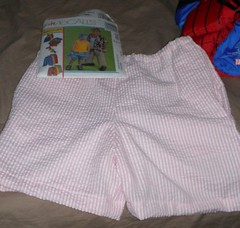 pink shorts with pockets
