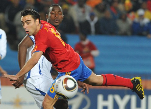 España versus Honduras Mundial fútbol Xavi