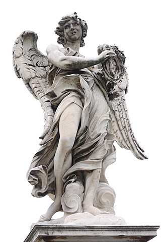  Ponte Sant'Angelo 聖天使橋 拿著剌冠的天使 Angel with the Crown of Thorns