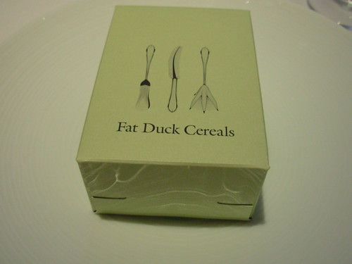 The Fat Duck - Parsnip Cereal Package