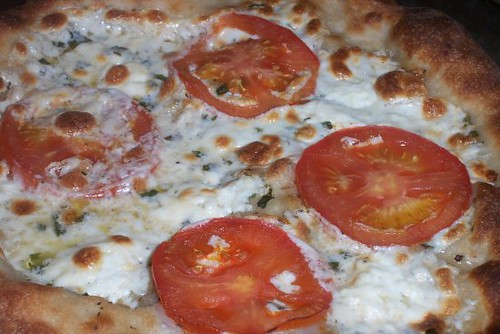 white with tomatoes