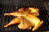 Our chicken, on the grill
