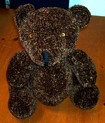 Knitting Teddy Bear