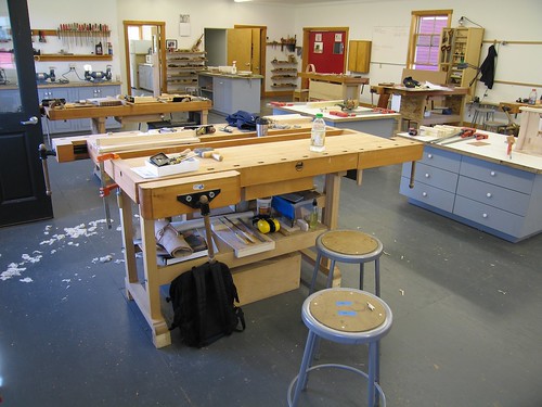 My bench at the Center for Furniture Craftsmanship
