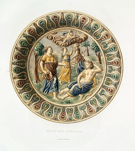 008-Jupiter y Calisto-Museo de Cluny-Monographie de l'oeuvre de Bernard Palissy…1862