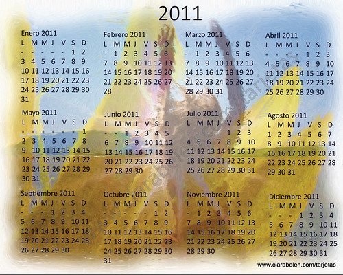 Calendario Almanaque Anual 2011 Girasol