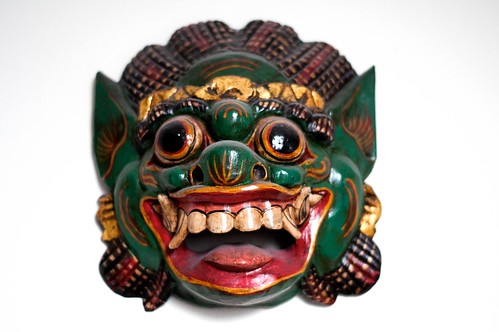 Green Balinese Mask