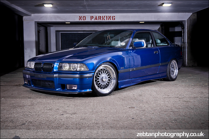 BMW E36 328i in Avus Blue by Zebtan Photography