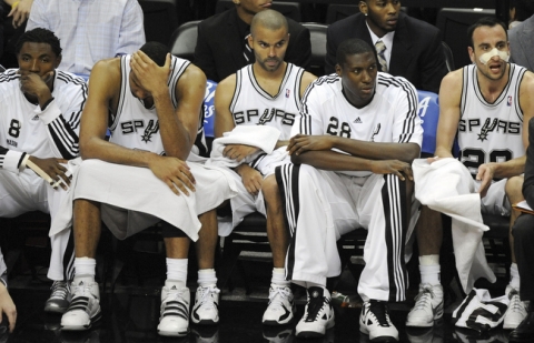 sad Spurs bench 2