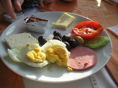 Turkish Breakfast on train
