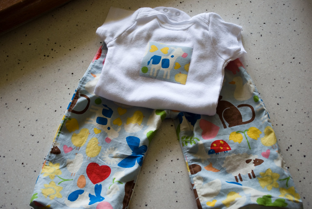 Gift Pants and Onesie