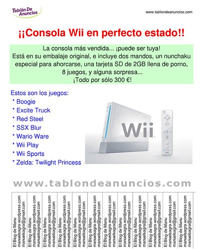 Vendo Wii... o no :D