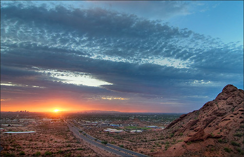 Phoenix at dusk (HDR)