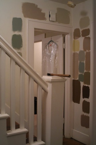 Hallway before paint
