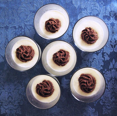 White and Dark Chocolate Mousse