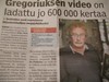 Finnish newspaper clipping from Saila