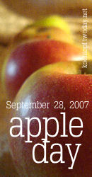 Apple day - September 28, 2007
