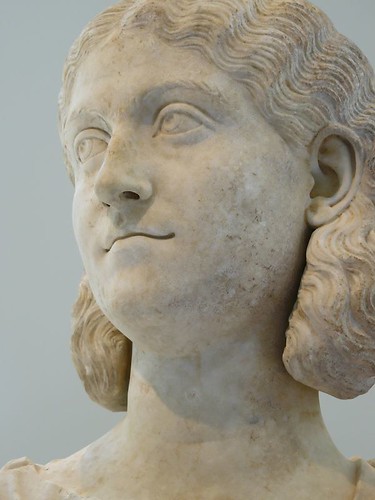 ancient roman hairstyles. Bust of a Roman Woman with