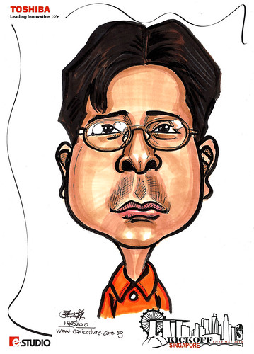 Caricature of Sujiva Dewaraja