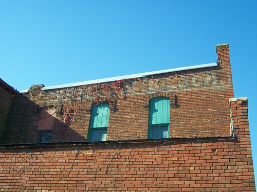 illegible ghost sign