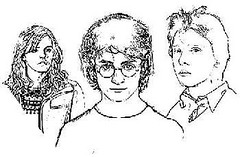 Herminone, Harry, Ron