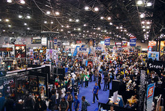 The Exhibitor's Hall, featuring both Anime Fest and Comic Con booths