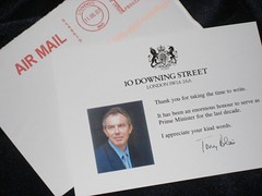 A  quick missive from 10 Downing Street. (06/13/07)