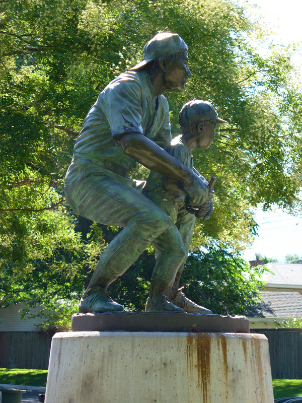 Statue at Herman Frank's Park