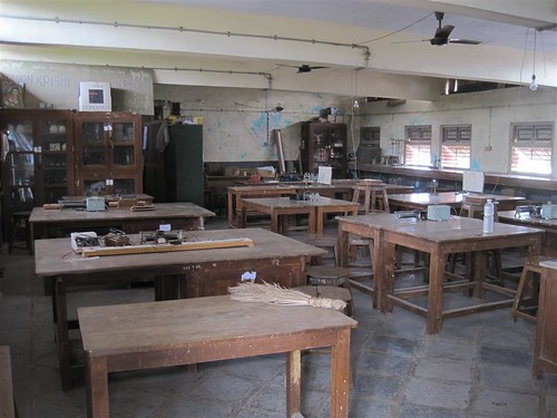 Physics lab classroom