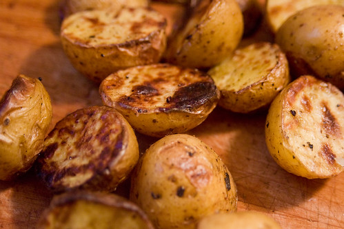 grilled potatoes portrayal